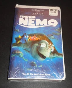Finding Nemo (VHS, 2003) Disney Pixar Animated Brand New Sealed Watermarks - Picture 1 of 4