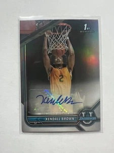 2021-22 Bowman U Auto 1st Bowman Kendall Brown BCPA-KBO - Picture 1 of 1