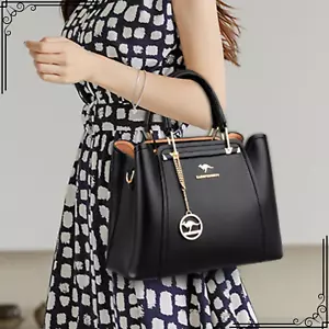 Tote Crossbody Top Handle Shoulder Bag Women Leather Handbag Travel Office Gift - Picture 1 of 26