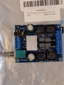 TPA3116 D2 50W+50W 50Wx2 Dual Channel DC4.5-27V Power Amplifier Board Stereo - Picture 1 of 11