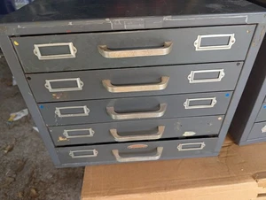 As-is* NEUMADE 5-Drawer STACKABLE Storage File Cabinet with 5 rows 15.5x12x13 - Picture 1 of 5