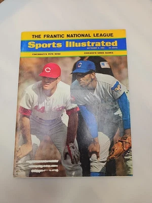 1969 Sports Illustrated magazine baseball Ernie Banks Cubs Pete Rose Reds  - Image 1 of 4