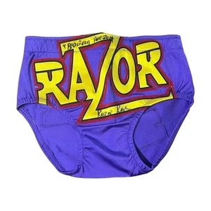 Razor Ramon - Reproduction - Trunks - JSA Autographed Hand Signed Pro Wrestling - Picture 1 of 2