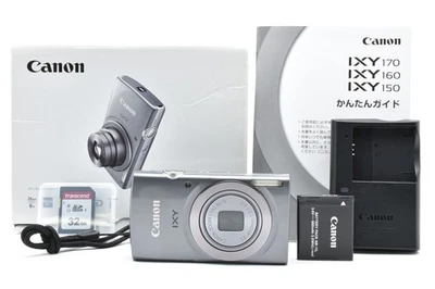 [MINT] Canon IXY 160 IXUS 165 PowerShot ELPH 165 Digital Camera Silver Japan - Image 1 of 4