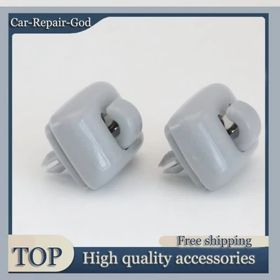 Gancho clip para parasol gris 2 piezas para Audi A1 A3 A4 A5 Q3 S3 S4 S5 TT 8U0857562A Foto 1 de 4