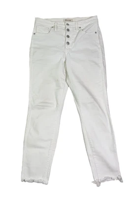 Обтягивающие укороченные джинсы Madewell 10 дюймов с высокой талией размер 29 - Изображение 1 из 4