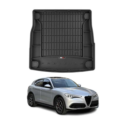 OMAC Premium Cargo Mats Liner for Alfa Romeo Stelvio 2017-2025 All-Weather - Image 1 of 4