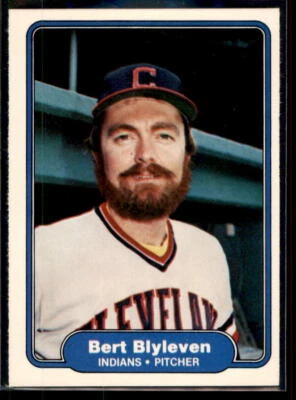 1982 Fleer Bert Blyleven #361 Cleveland Indians - Image 1 of 2
