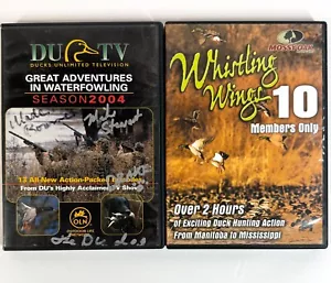 Duck TV Great Adventures in Waterfowling & Wistling Wings 10 Hunting DVD Pair - Picture 1 of 8