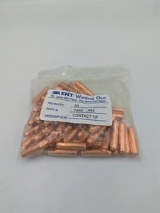 Paquete de 50 puntas de contacto para pistola de soldadura Kent 7490,045" - Imagen 1 de 3