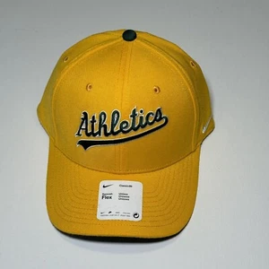 Gorra Nike Oakland Atletismo Universal Ajustada Amarillo Verde Classic99 Unisex - Imagen 1 de 6