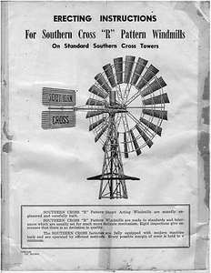 Southern Cross WINDMILL 1903 AG H A G JA R Z IZ Manuals 1950 Catalogue CD DISC - Picture 1 of 12