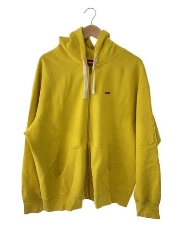 Felpa Supreme Zip Hoodie 22AW Small Box con coulisse XL macchia usata