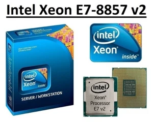 Intel Xeon E7-8857 v2 SR1GT 3.00 - 3.60 GHz, 30 MB, 12 Core, LGA2011-1, 130W CPU - Picture 1 of 9