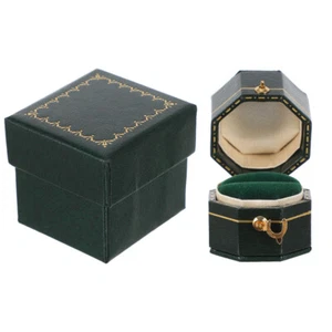 1PC Ring Holder Vintage Ring Box Jewelry Display Case Ring Holder Container New - Picture 1 of 12