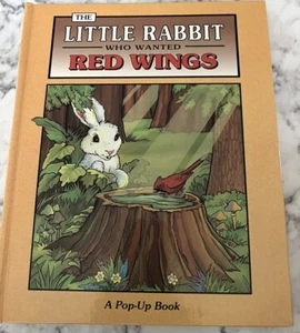 The Little Rabbit That Wanted Red Wings A Pop Up Book 1996 Children’s Classic - Foto 1 di 8