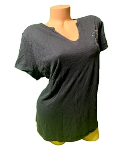 Torrid graphic knit top Plus size 2 (18/20) V-neck skeleton/mushroom/flowers - Picture 1 of 9