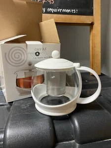 Grunwerg 1.2L Teapot with Loose Tea Leaf Infuser Filter - Picture 1 of 6