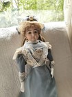 Rare French Bisque Doll Renaissance style 18.9 inch Excellent!