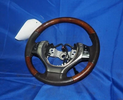 2010-2015 Lexus RX350 Driver Steering Wheel Wood Leather W/Controls OEM - Image 1 of 4