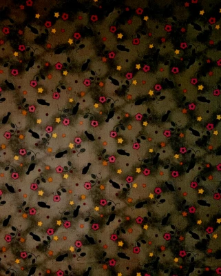 Ravenswood Fabric by Lydia Quigley Clothworks 44'' Wide Cotton Olive Green - Image 1 of 3