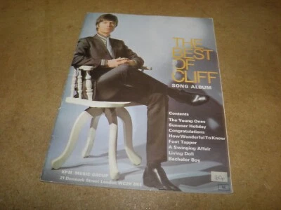 Cliff Richard- The Best Of Cliff Richard- Sheet Music Book - - Image 1 of 2
