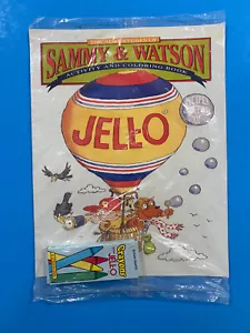 Jello Sammy & Watson Aktivitäts- und Malbuch 1992 neu versiegelt - mit Bleistiften - Bild 1 von 3