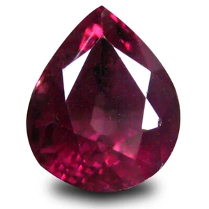 1.88 ct AAA+ Fair Pear Shape (8 x 6 mm) Pinkish Red Rhodolite Garnet Gemstone - Picture 1 of 1