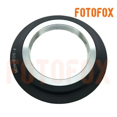 FOTOFOX M39 mount LTM lens to Canon EOS R RF mount mirrorless full frame camera adapter