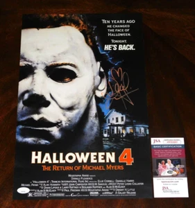 DANIELLE HARRIS "JAMIE LLOYD" SIGNED HALLOWEEN 4 12X18 POSTER HORROR JSA COA!! - Picture 1 of 1
