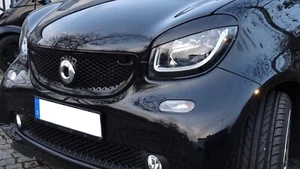Embellecedores de faros smart 453 forTwo negro con homologación - Imagen 1 de 3