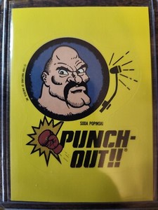 1989 Topps Nintendo Soda Popinski Game Tip Sticker Card #3 Punch-Out!!