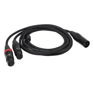 Blastking CYXLR1M2F-5 2 XLR hembra a 1 XLR macho - 5 pies - Imagen 1 de 2