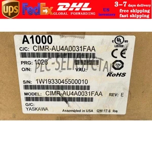 US Free Tax Yaskawa CIMR-AU4A0031FAA Unità AC 20HP A1000 480V Spot Goods - Foto 1 di 11