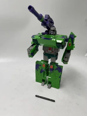 VTG 1992 G2 Transformer Megatron Decepticon Green Tank 11" Figure Takara Sounds - Image 1 of 4