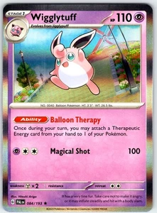 Wigglytuff Rare SV02: Paldea Evolved Holo 084/193 LP - Picture 1 of 2