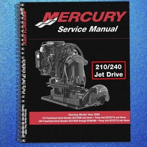 MERCURY 210 240 JET DRIVE STARTING YR 2000 SERVICE MANUAL, COIL CLOSURE - JACKET - Bild 1 von 20