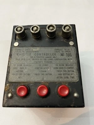VINTAGE PREWAR LIONEL 166 WHISTLE CONTROLLER  Parts Or Repair - Image 1 of 4