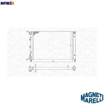 RADIATOR ENGINE COOLING 350213198400 FOR ALFA ROMEO AR 32310 2.0L 4cyl 147 - image 1 of 4