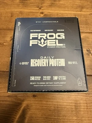 16pk 1oz Frog Fuel Power Regular Protein Shot 15g Protein Nano-Hydrolyzed - Image 1 of 4