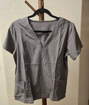 Scrub Set, Gray, Small, Unbranded - Image 1 of 2
