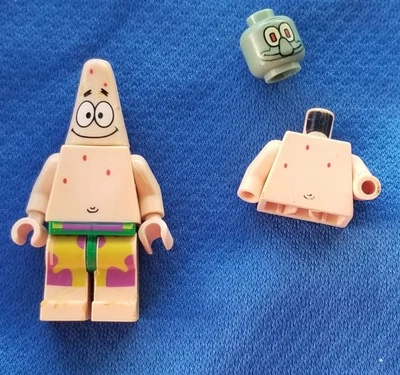 LEGO Bob Esponja Patrick Genuino con Sonrisa (3827) 2006 Sp002 Plus Piezas Extra Foto 1 de 4