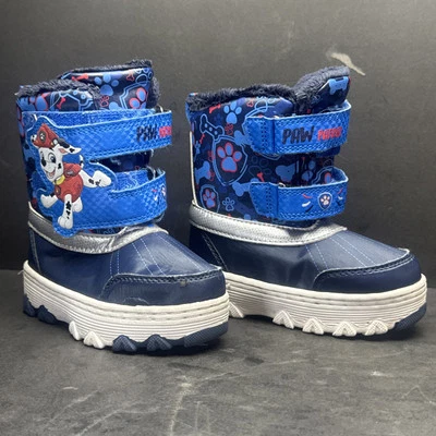 Nickelodeon Paw Patrol Marshall Botas Forradas de Vellón Iluminadas Niño Pequeño Talla 9 Foto 1 de 4
