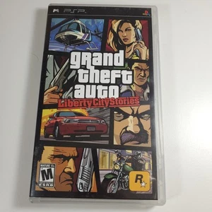 Grand Theft Auto Liberty City Stories Sony Playstation PSP GTA 2005 Complete CIB - Picture 1 of 8