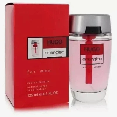 Hugo Boss Energise Edt 4,2 oz 125 ml spray para hombres embalaje antiguo Foto 1 de 2