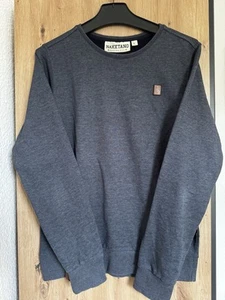 Naketano Herren Sweatshirt | Größe L | Dunkelgrau | Brave New Word - Bild 1 von 6