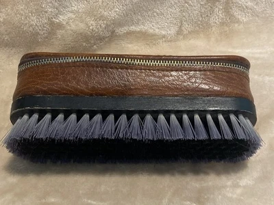 Cepillo de zapatos de caballero de cuero vintage kit de aseo de viaje Royalshire Foto 1 de 4