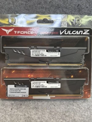 TEAMGROUP T-Force Vulcan Z DDR4 16GB Kit (2x8GB) 3200MHz (PC4-25600) CL16 Des... - Image 1 of 2