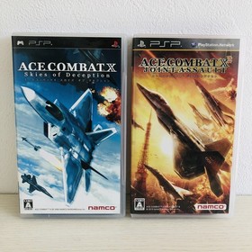 PSP Ace Combat X Skies of Deception & X2 Joint Assault Sony Playstation Portable