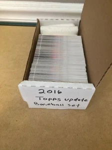 2016 Topps Update Baseball Partial Complete Set - 294 of 300 - Imagen 1 de 10